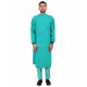 Medlooks Cotton Reusable Ortho Surgeon Gown with Set of Face Mask and Cap | Green